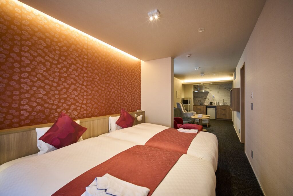 ツインルーム朱